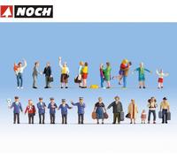 ANCORA H0 16121 Figurine - Set XL "Alla Stazione" 24 Figurine - NUOVE +...