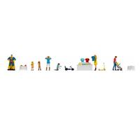 NOCH 16240 - Set personaggi a tema negozio di giocattoli con accessori come in f