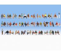 NOCH 18402 Scala HO Serie Hobby - Set 60 persone sedute (senza panchine)