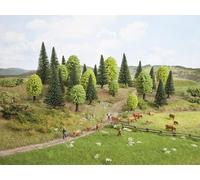 NOCH 26811 Serie Hobby: Confezione mista Alberi (pz. 10) e pini pz. 15