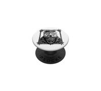 Ancora marinaio retrò orso marino - design marittimo vela PopSockets PopGrip Adesivo