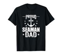 Ancora Nautica con Scritta Proud Seaman Maglietta