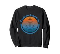 Ancora Nautica retrò Vintage | Captain Amazing Sailing Felpa