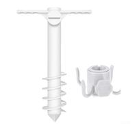 Ancora per ombrellone con gancio per appendere la sabbia per una maggiore stabilità delle strutture ombreggianti su spiagge e parchi (2 set)