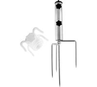 Ancora per ombrellone da spiaggia resistente con base portatile, 45,7 cm, supporto 4 paletti, ideale per pesca, campeggio, tailgating e attività all'aperto
