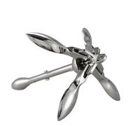 Ancora pieghevole in acciaio inossidabile 316 con rampino, accessori for barche, accessori for yacht a 4 artigli(1.5KG)
