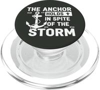 Ancora regge nonostante la tempesta fede cristiana PopSockets PopGrip per MagSafe