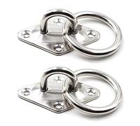 Ancora resistente con gancio per montaggio a parete a soffitto con anello 5/16" 8mm in acciaio inox 304 ideale per yoga altalene/sartiame/hardware di coperta/cinghie di sospensione