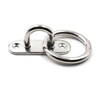 Ancora resistente con gancio per montaggio a parete a soffitto con anello 9mm in acciaio inox 304 ideale per yoga altalene/sartiame/hardware di coperta/cinghie di sospensione