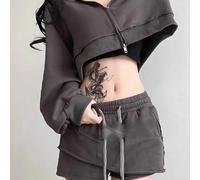 Ancora Serpente Grande Modello Uomini E Donne Fiore Braccio Mezzo Braccio Adesivi Tatuaggio Temporaneo A Base Di Erbe Tatuaggi Finti Non Riflettenti Semipermanenti Durata 2 Settimane O Temporaneo