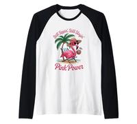 Ancora sorseggiando Still Slayin' Pink Power Maglia con Maniche Raglan