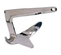 ANCORA TIPO TREFOIL BRUCE IN ACCIAIO LUCIDO A SPECCHIO PER BARCA BARCHE 10 KG