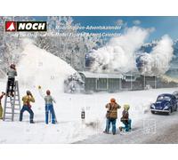Ancora Traccia TT 45998 Calendario Dell'Avvento Con 28 Figure Dipinte A Mano
