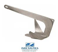 ANCORA TREFOIL BRUCE IN ACCIAIO ZINCATO ORMEGGIO BARCA SABBIA KG 5-7,5-10-15-20