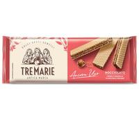 Ancora Uno Gianduia Nero Wafer Farciti con Crema di Nocciola e Granella di Nocciola per tre marie 140g