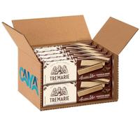 Ancora Uno Gianduia Nero Wafer Farciti con Crema Gianduia per tre marie 140g [BOX da 10 Confezioni]