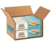 Ancora Uno Stracciatella Wafer Farciti con Crema Latte e Scaglie di Cioccolato Fondente per tre marie 140g [BOX da 10 Confezioni]