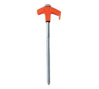 Ancoraggi a terra avvitati, picchetti avvitati per tenda per carichi pesanti | Pali in metallo per il terreno che si illuminano al buio, 20 cm,Picchetti filettati antivento, picchetti a vite, picchett