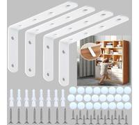 Ancoraggi anti ribaltamento per mobili per bambini e animali domestici, ancoraggio da parete per mobili, comò, libreria, dispositivo di prevenzione della caduta per bambini con copertura