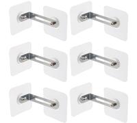 Ancoraggi Antiribaltamento per Mobili 6 Pezzi in Acciaio Inox | Installazione Semplice, Acrilico Resistente, per Cassettiere e Librerie, Sicurezza Affidabile per Ragazzo Ragazza
