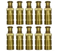 Ancoraggi di sicurezza in ottone per piscina, resistenti alle intemperie per calcestruzzo e finitrici, foro da 3/4", lunghezza 3-5/8", parti di ricambio resistenti per protezione invernale (confezione
