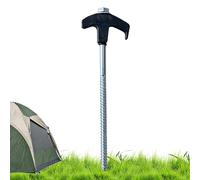 Ancoraggi Di Terra Avvitati, Pali Di Tenda Avvitati Ad Alta Resistenza | Pali di Terra in Acciaio al Carbonio da 20 cm Che Si Illuminano al Buio | Pali da Campeggio Accessori per