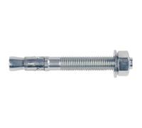 Tassello ancorante acciaio fbn ii fischer dado e rondella fbn ii 12/10 mm 12x106