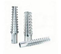 Ancoraggio a parete cava a forma di albero, 100 pezzi M5*30 Bullone di espansione per tubo di ancoraggio per cartongesso in acciaio leggero senza viti per pareti cave in calcestruzzo