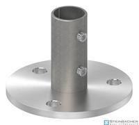 Ancoraggio a parete e a pavimento in acciaio inox, V2A per tubo 33,7 x 2,5mm