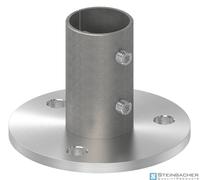 Ancoraggio a parete e a pavimento in acciaio inox, V2A per tubo 42,4 x 2,5mm