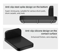 Ancoraggio acrilico antiscivolo per basso Evans per tappeto batteria e per pad b