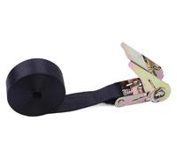 Ancoraggio della cinghia di carico, Cinghie di fissaggio con fibbia da 3 metri for auto, moto, bici, corda traino in metallo, cricchetto resistente for bagagli(Black)