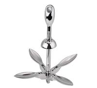 Ancoraggio per Grappino Pieghevole, Hardware di Ancoraggio per Ancoraggio per Grappino Pieghevole per Barche in Acciaio Inossidabile 1,5 Kg per Yacht Marino