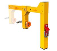 Ancoraggio regolabile non penetrante, morsetto di ancoraggio anticaduta per parapetto per spessore massimo 15in, carico massimo 310lb, ancoraggio per telai di porte e finestre