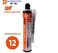 Ancorante Chimico SPIT C-MIX PLUS EVO 300 Resina Universale Senza Stirene 12 PZ