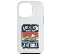 Ancorato nella storia Antigua Retro Vela e Viaggi Custodia per iPhone 13 Pro