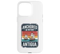 Ancorato nella storia Antigua Retro Vela e Viaggi Custodia per iPhone 15 Pro Max