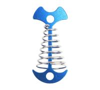 Ancore a lisca di pesce antivento Piolo Molla Guyline Tenditore Corda Regolatore Deck Tavole Tenda Palo Tavole Durevole Tavole Pali Tenda Pali Fibbie a molla Accessori da campeggio