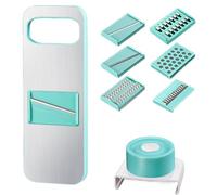 Ancsttu Affettatrice Verdure | Grattugia Formaggio per Casa,Taglierina Grattugia Antiaderente per Formaggio Verdura Patate Cipolla Aglio,Verdure Insalata Casa Ristorante