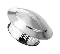 Ancsttu Cappa Per - Coperchio Rotondo in Acciaio Inossidabile - Copertura Per Anti-Intemperie Per Ventilazione Tetto | per Tubo Stufa Esterno Scaldabagno Fabbrica Casa Muratura Stufe