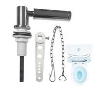 Ancsttu Kit Di Ricambio Per Sciacquone,Sostituzione in Lega di Zinco con Catena | Parti Per Cassetta Del Water | Per Roulotte Barca Commerciale Anziani Disabili Bambini Casa Bagno Ristrutturazione