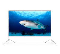 Ancsttu Schermo del proiettore - Schermo pieghevole Ultra HD con ampio angolo di visione - Apparecchio con display di proiezione per l'istruzione di presentazione del teatro home cinema