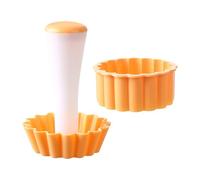 Ancsttu Stampo per,Schiaccia Pasta Per Torte - Compatibile Con Lavastoviglie Riutilizzabile Realizzatore In Acciaio Antiaderente - Per Tartine Cheesecake Biscotti Torte Muffin Budini Dolci