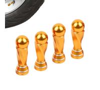 Ancsttu Tappi Per Le Valvole Degli Pneumatici | 4 Pezzi Coperture Trofeo Per La Protezione Dalla Polvere,Tappi Per Valvola Di Bicicletta | Per Autocarri Autovetture SUV Biciclette Motociclette