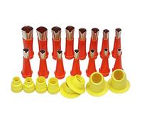 Ancyen 23 pezzi, ugello per fughe in acciaio inox, bocchetta per sigillante, applicatore, strumento per lisciare, sigillante in silicone, strumento di finitura, lavello della cucina, durevole, facile