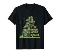 And Into The Forest I Go To Lose My Mind T-shirt Albero Hippie Maglietta