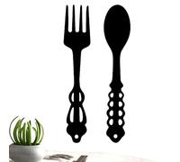 And Sturdy Black Kitchen Spoon Metal Sign | Metal Spoon Wall Decor | Farmhouse Kitchen Wall Decor Home Kitchen | Sign Fork Rustic Cutout Eat