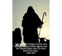 And when he brings out his own sheep, he goes before them; and the sheep follow him, for they know his voice. John 10:4 - Daily Journal