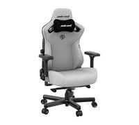 Anda Seat Kaiser 3 Large Sedia gaming Ergonomica Tessuto per adulti - con Supporto Lombare e Braccioli Regolabili 4D, Poltrona Gaming Reclinabile e Comode, per Ufficio o casa, Grigio