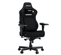 Anda Seat Kaiser 4 Sedia da gaming per adulti - Sedie da gioco XL reclinabili, Supporto lombare, Tessuto in lino, Poltrona gaming ergonomica in tessuto nero